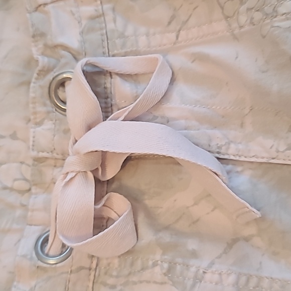 Style and Co adjustable pink and gray adjustable Capri draw string waist size 8 - Picture 4 of 9